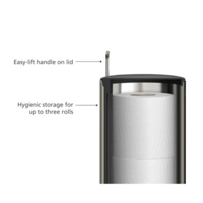 EasyStore Luxe Concealed Toilet Roll Holder