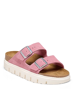 Shop Birkenstock Women's Arizona Chunky Buckled Slide Sandals In Pink