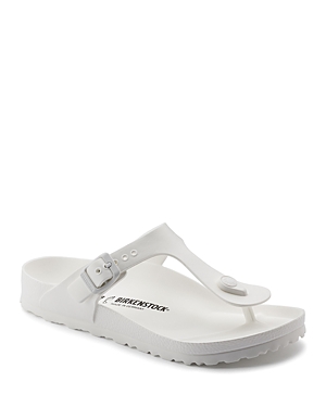 Birkenstock Gizeh Eva White Toe Post Sandals In White