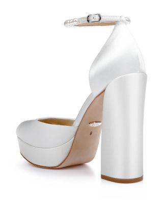 Women&#39;s Felixa Almond Toe Adorned Strap High Heel Pumps