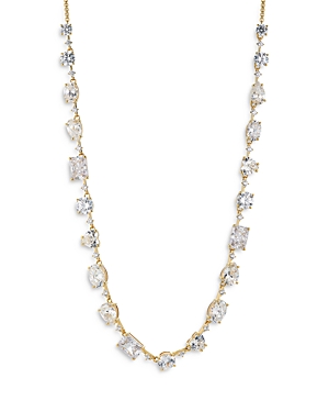 Cora Large Frontal Necklace in 18K Gold Plated, 16