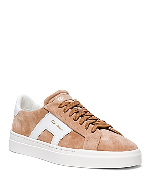 Santoni Men's Double Buckle Lace Up Sneakers