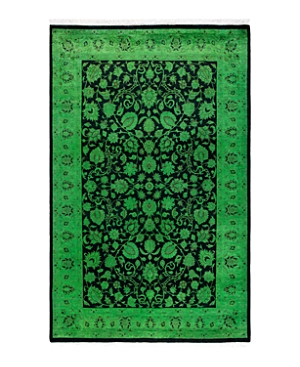 Shop Bloomingdale's Fine Vibrance M1453 Area Rug, 4'1 X 6'5 In Green
