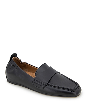 Shop Gentle Souls By Kenneth Cole Women's Sophie Square Toe Flats In Black Leather