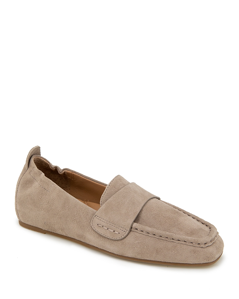 Shop Gentle Souls By Kenneth Cole Women's Sophie Square Toe Flats In Mushroom