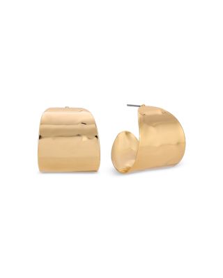 Ettika - Hammered Huggie Hoop Earrings