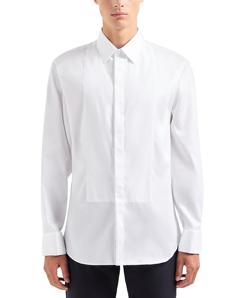 Emporio Armani Bib-Front Slim Fit Tuxedo Shirt