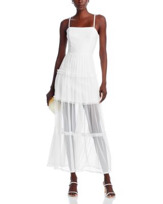 Whisper Tiered Ruffled Dress