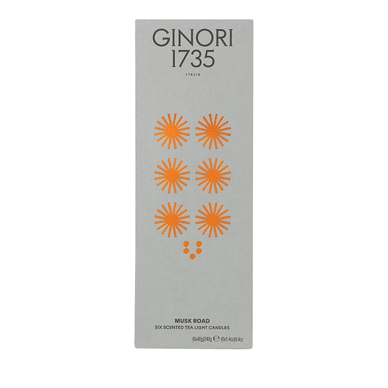 Ginori 1735 Lcdc 6-piece Scented Tealight Candle Set In Light Blue