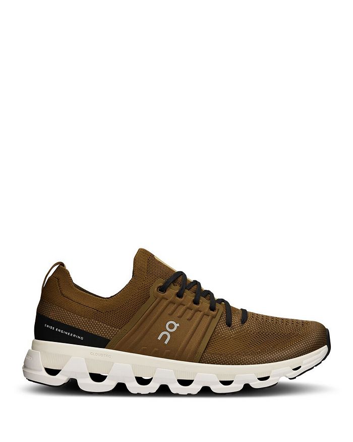 On Men's Cloudswift 3 Lace Up Running Sneakers In Hunter | Safari