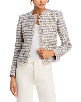 L'AGENCE - Angelina Fringe Trim Jacket