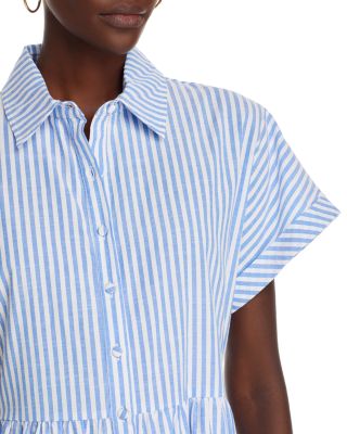 Stripe Mini Shirt Dress - 100% Exclusive