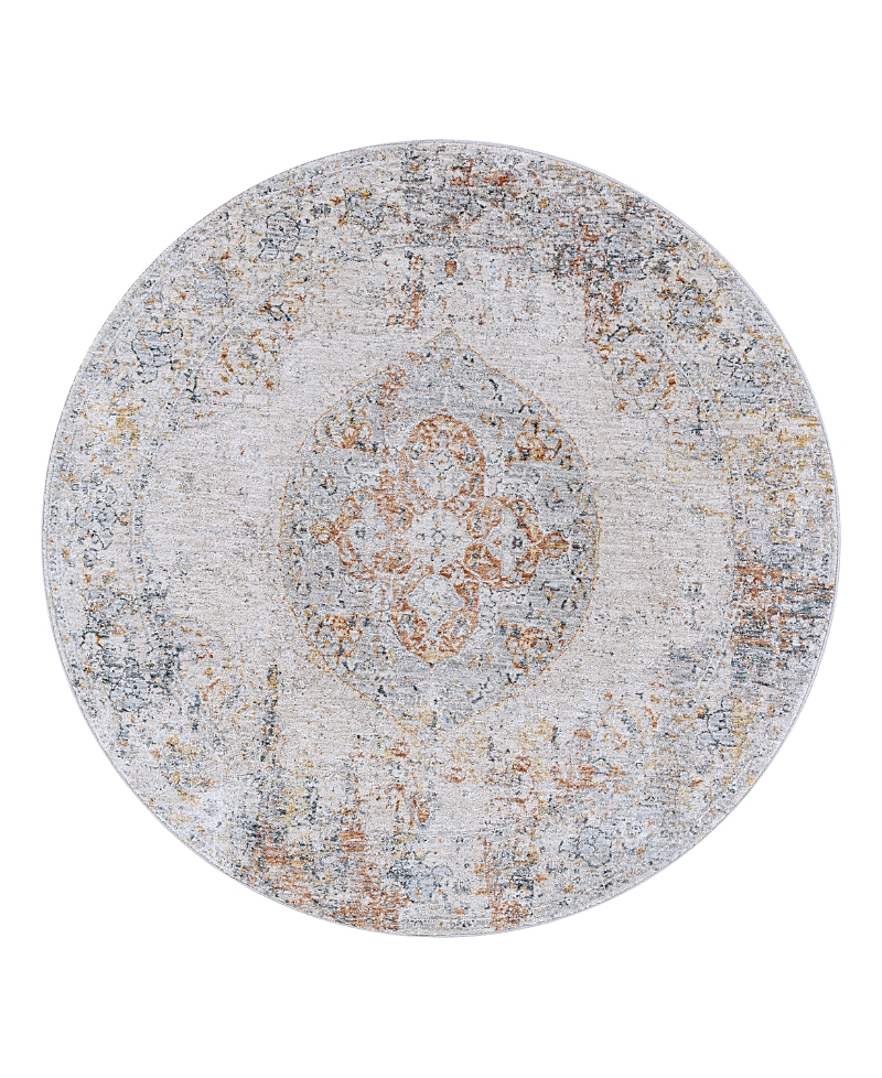 Livabliss Laila Laa-2306 Round Area Rug, 6'7 x 6'7