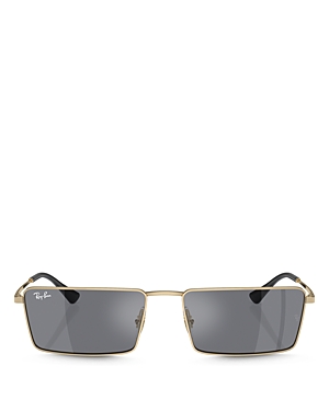 Ray-Ban Emy Rectangular Sunglasses, 59mm