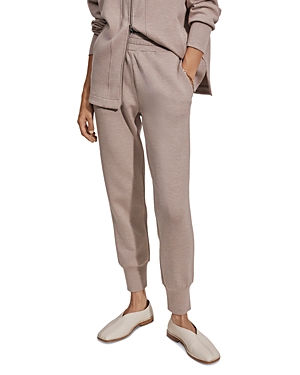 Shop Varley The Slim Cuff Jogger Pants In Taupe Marl
