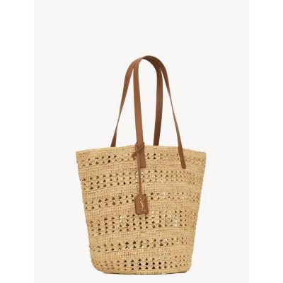  Panier Medium Tote Bag In Raffia