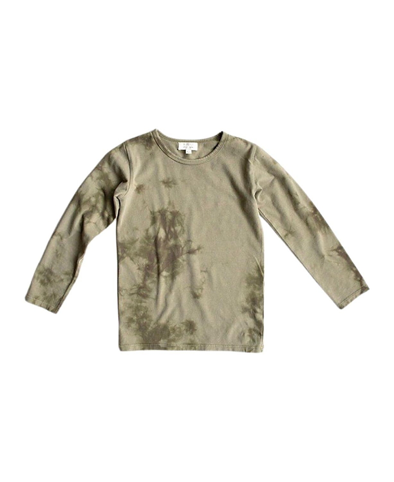 The Simple Folk Unisex Tie-dye Top - Baby In Green