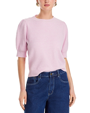 Vero Moda Doffy Short Sleeve Sweater In Patel Lavender