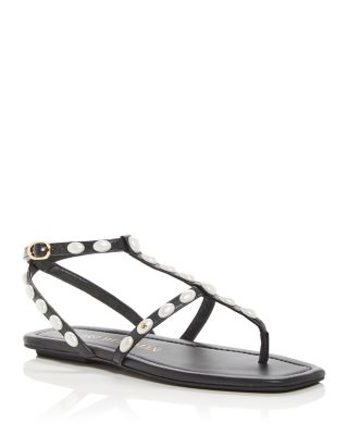Stuart Weitzman - Women's Pearlita Embellished High Heel Slide Sandals