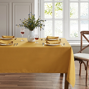 Elrene Home Fashions Alison Hemstitch Tablecloth, 52 X 52 In Gold