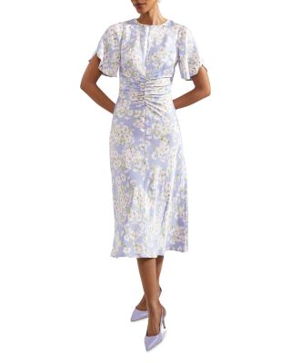 HOBBS LONDON - Vita Floral Print Midi Dress