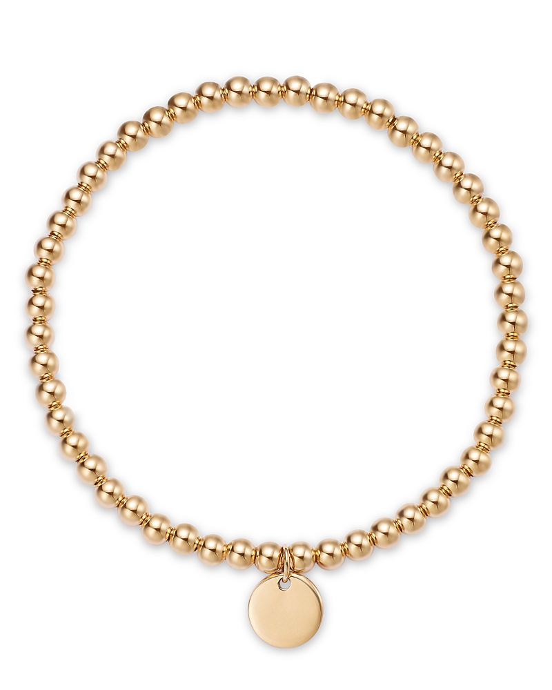 Bloomingdale's Fine Collection Beaded Bracelet in 14K Yellow Gold