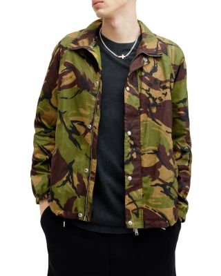 ALLSAINTS - Camo Front Zip Jacket