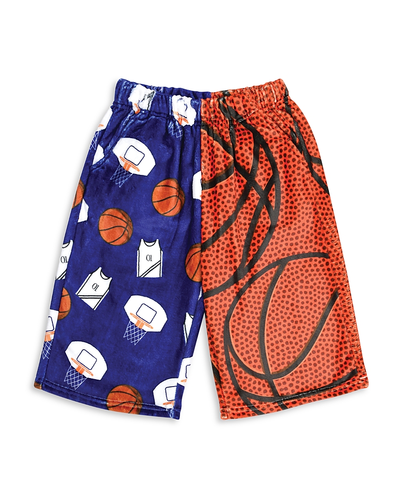 Iscream Boys' Hoop Dreams Plush Shorts - Big Kid In Multi