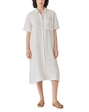 Eileen Fisher Petites Linen Shirt Dress