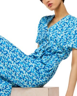 Hazy Coral Printed Jumpsuit