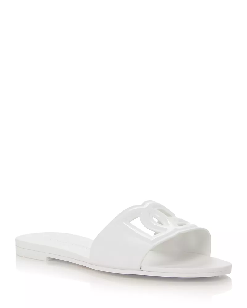 Dolce & Gabbana Women's Logo Pool Slide Sandals
