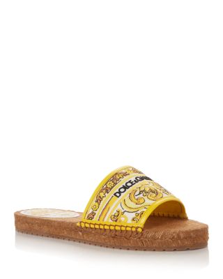 Dolce & Gabbana - Women's Espadrille Slide Sandals