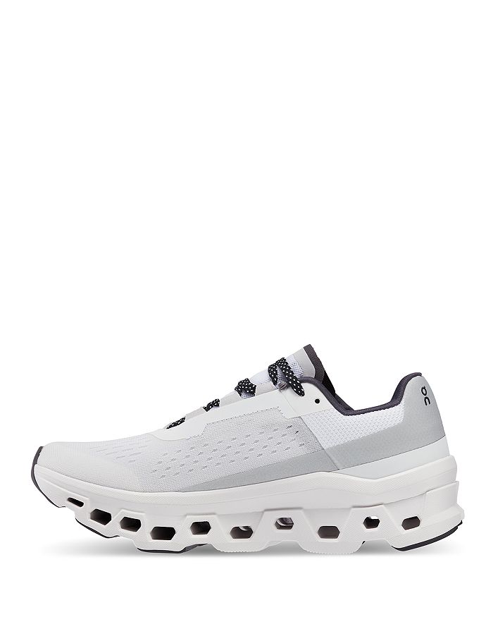 On Cloudmster Running Shoe In All White