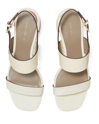 Women's Leather Block Heel Sandals