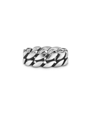 David Yurman - Men's Curb Chain Band Ring in Sterling Silver, 8mm