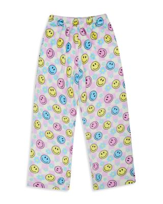 Iscream Girls' Happy Check Plush Pants - Little Kid, Big Kid