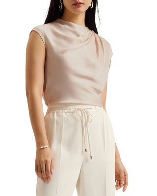 Ted Baker - Draped Neck Textured Top