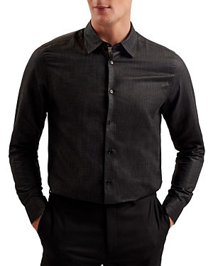 Ted Baker Button Front Long Sleeve Shirt