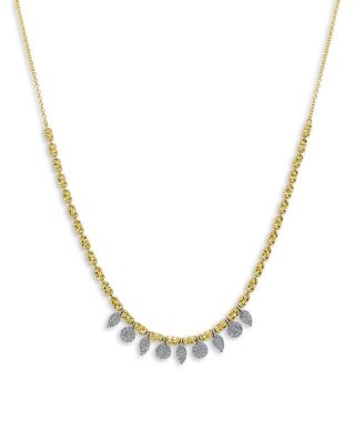 Meira T 14K Yellow Gold Dainty Diamond Charm Necklace, 18