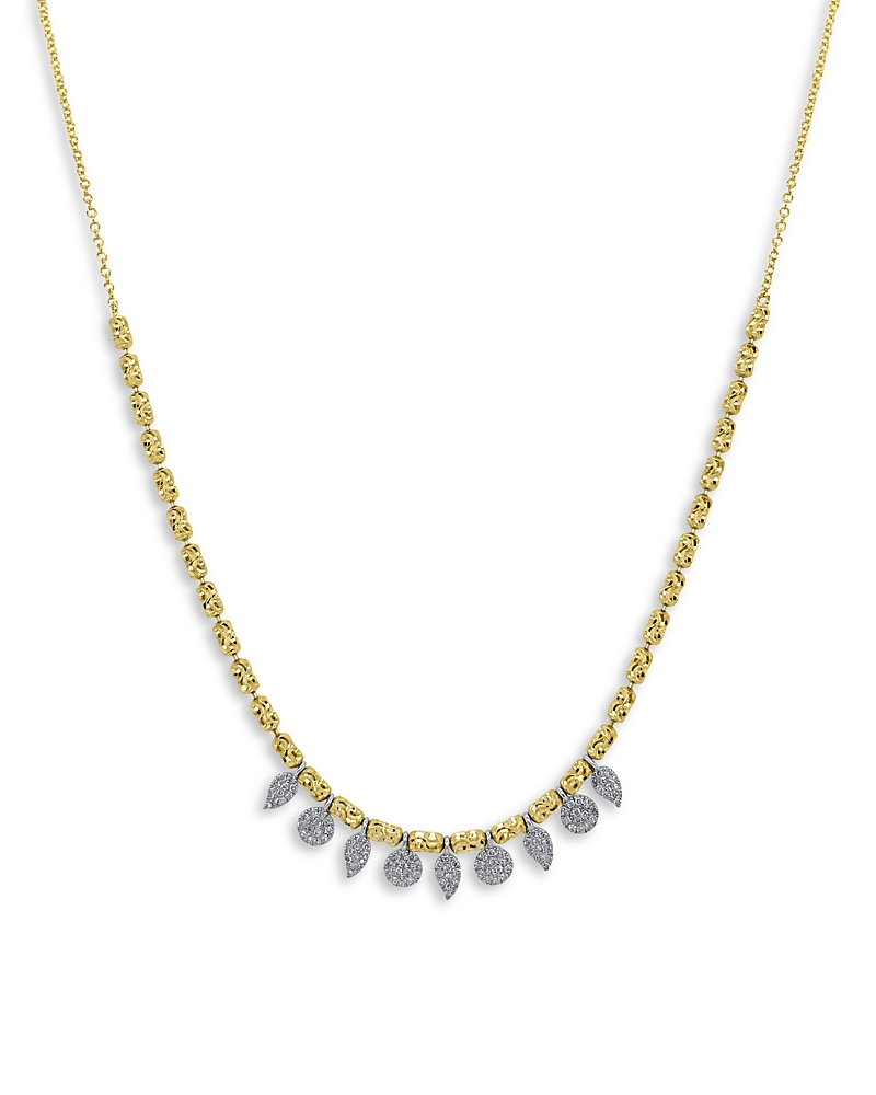 Meira T 14K Yellow Gold Dainty Diamond Charm Necklace, 18
