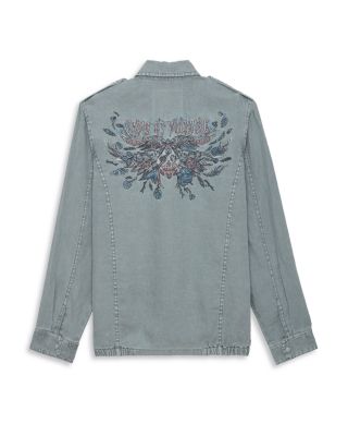 ZADIG&VOLTAIRE チェック柄ジャケット　スカル　ラインストーン ZADIG&VOLTAIRE チェック柄ジャケット スカル ラインストーン