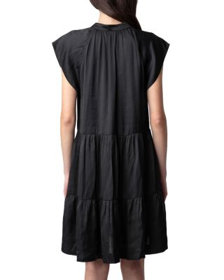 Rito Tiered Satin Dress