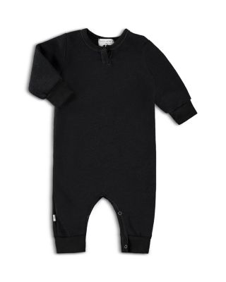 PAIGELAUREN - Unisex Henley Fleece Coverall - Baby