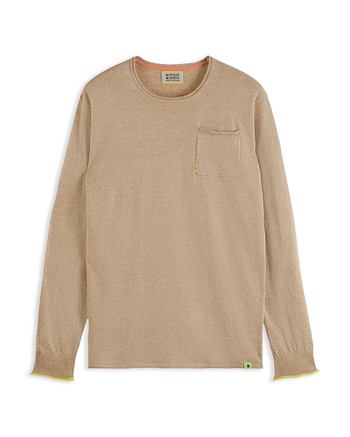 Koraal SCOTCH & SODA Sweater CREWNECK LOGO FELPA SWEATSHIRT IN ORGANIC Cotton 217075