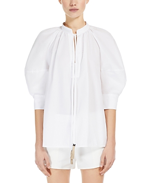 Max Mara Carpi Straight Fit Voluminous Cotton Shirt