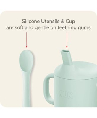 Unisex Silicone Straw Cup, 100% BPA Free - Baby