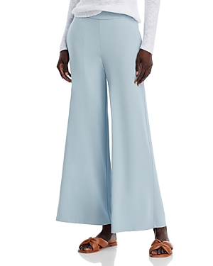 Eileen Fisher High Rise Pull On Wide Leg Pants