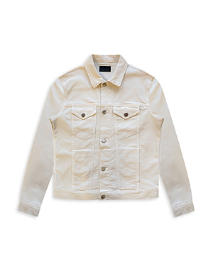 Shop Monfrere Dean Regular Fit Jean Jacket In Vintage Blanc