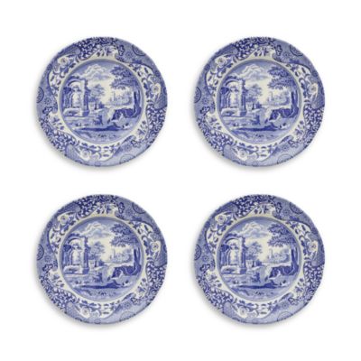 Spode - Blue Italian Salad Plate, Set of 4