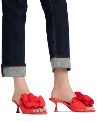 Women's Flourish Slip On Embellished High Heel Sandals